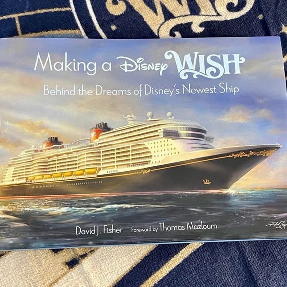 Disney Cruise Line Wish Inaugural Sailing Weekender Tote Bag Leather Canvas DCL - Picture 11 of 12